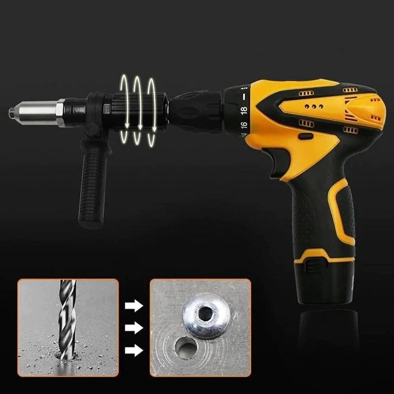 DrillRivet Quick – Universal rivet adapter for electric drills