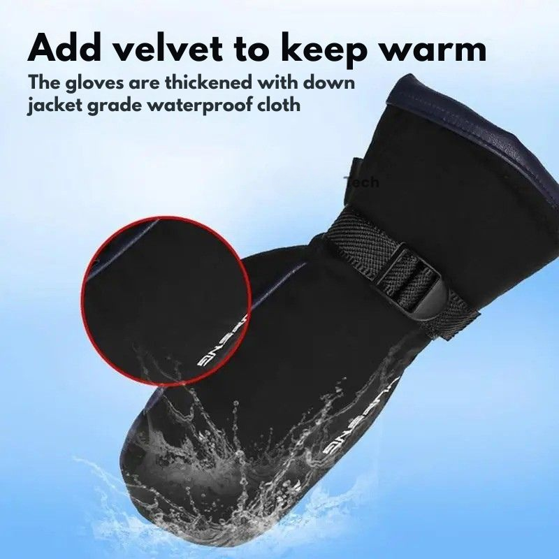 Electric Heated Gloves with Dual-Sided Heating & 10,000 mAh USB Rechargeable Battery