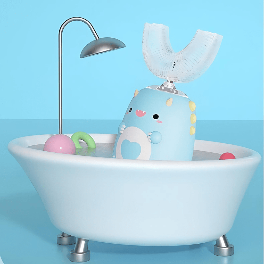 Electric Kids' Toothbrush with 360° Cleaning – Dino Brush