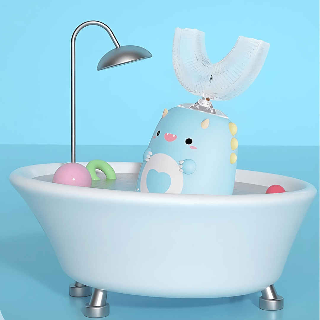 Electric Kids' Toothbrush with 360° Cleaning – Dino Brush