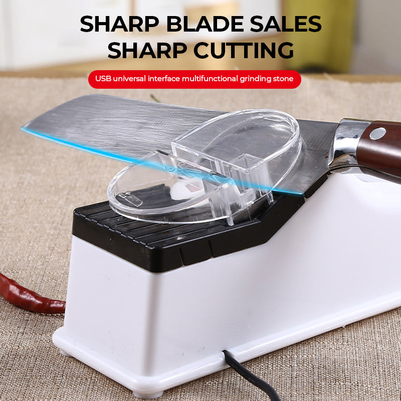 Electric Knife Sharpener – Dual-Stage USB Rechargeable