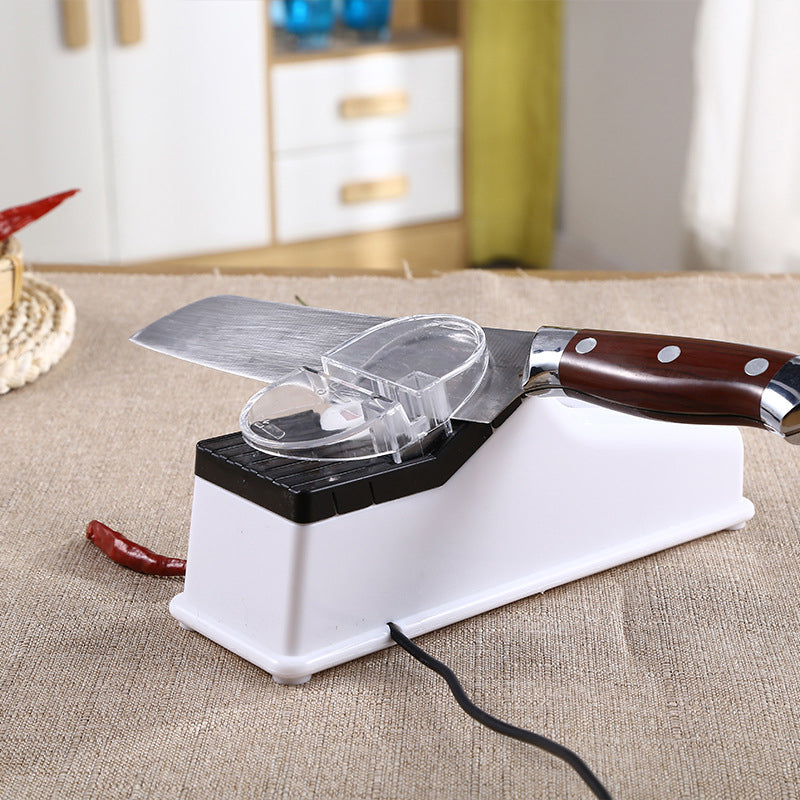 Electric Knife Sharpener – Dual-Stage USB Rechargeable