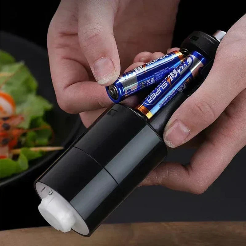 Electric Pepper Mill Set – Stylish & Convenient Spice Grinder
