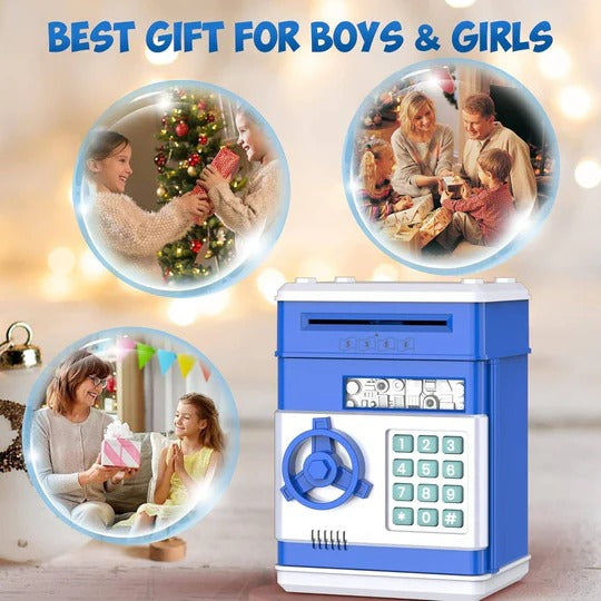 Electronic ATM Piggy Bank for Kids with Code Lock