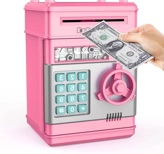 Electronic ATM Piggy Bank for Kids with Code Lock