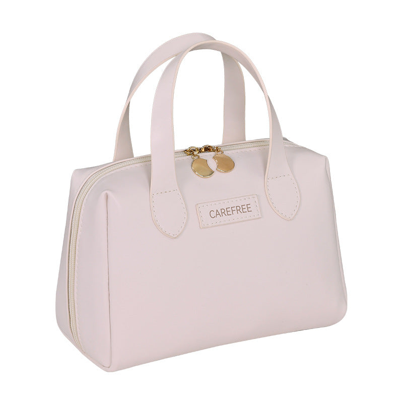 Elegant Faux Leather Cosmetic Organizer