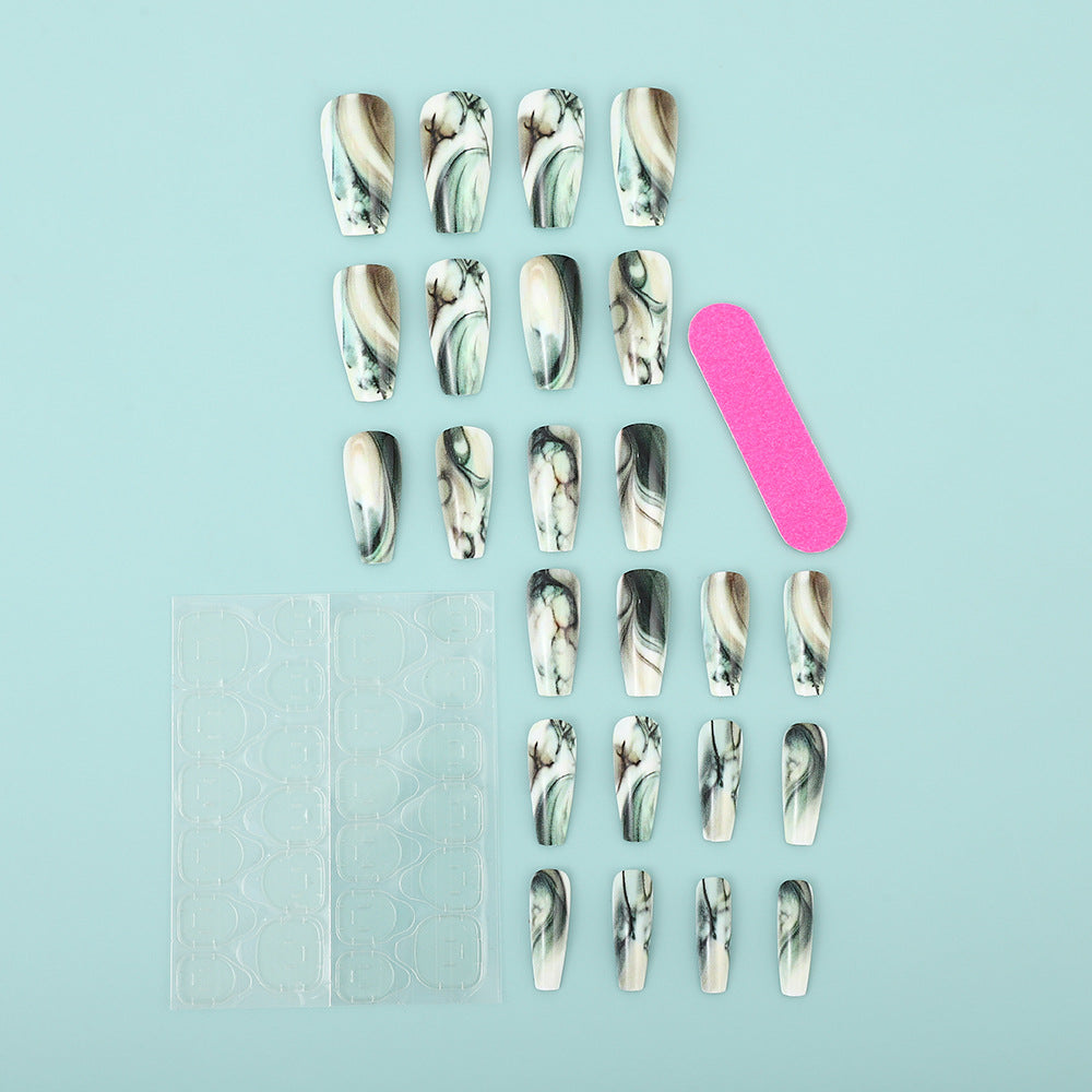 Elegant Marble Design Press-On Nails