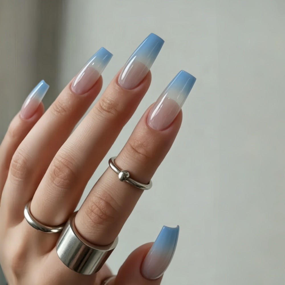 Elegant Ombre Acrylic Press-On Nails