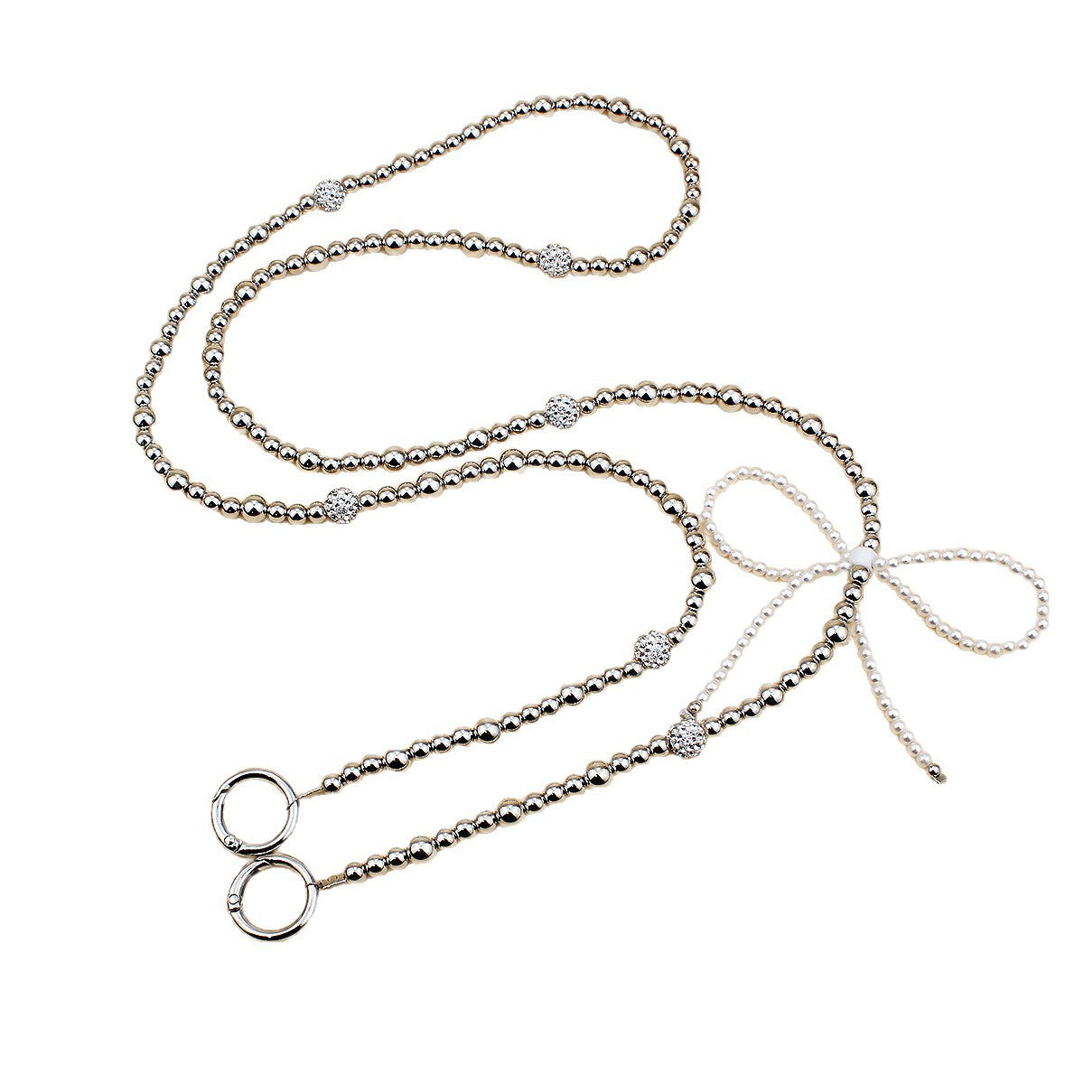 Elegant Pearl and Silver Necklace
