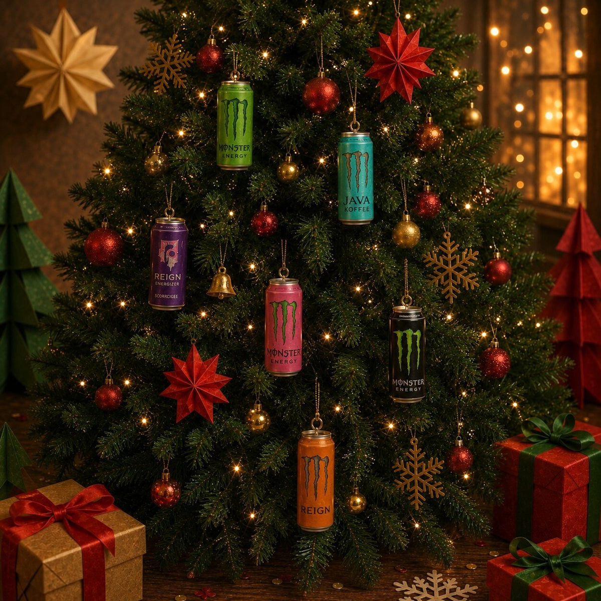 Energy Drink Advent Calendar 24 Days Christmas Countdown Box
