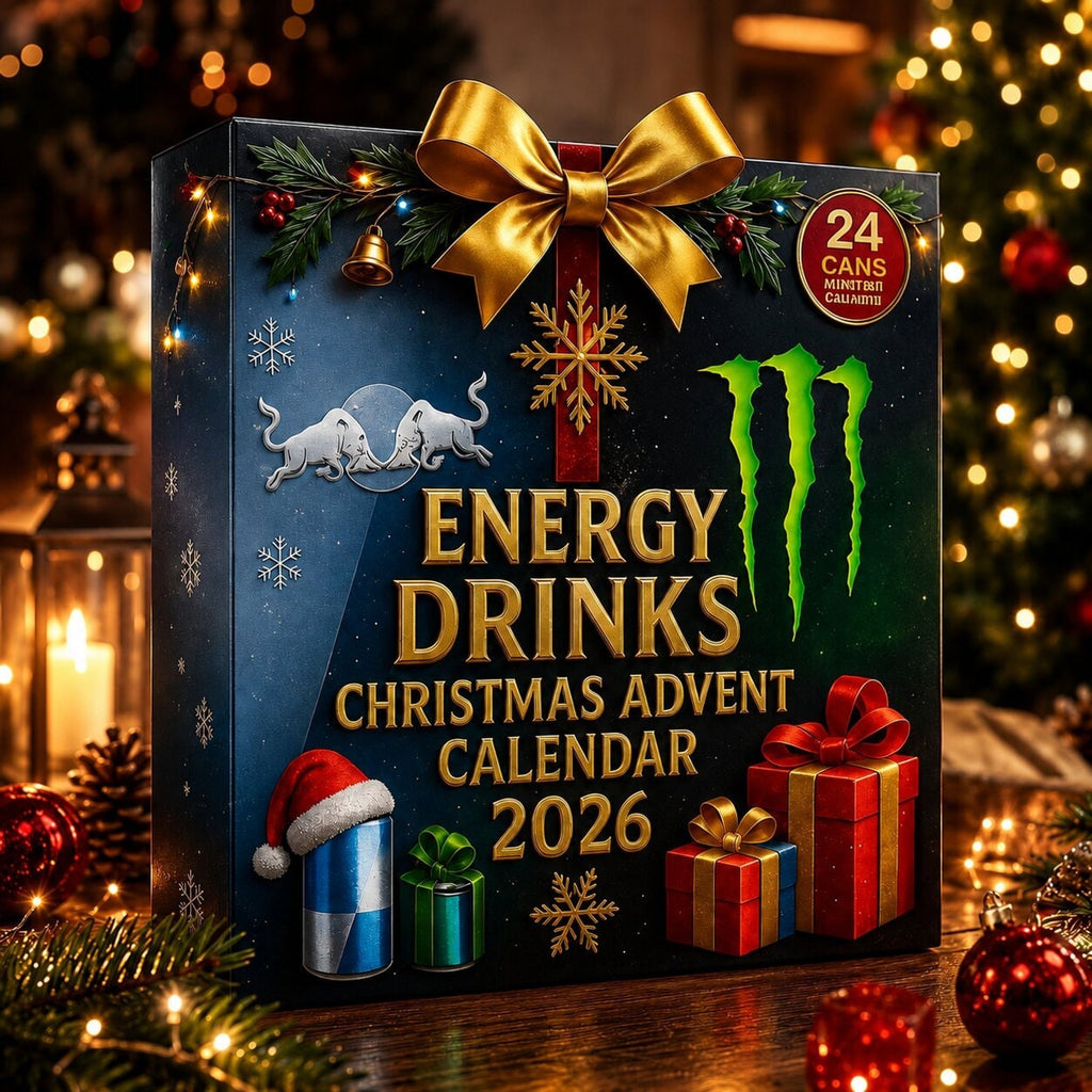 Energy Drink Advent Calendar 24 Days Christmas Countdown Box