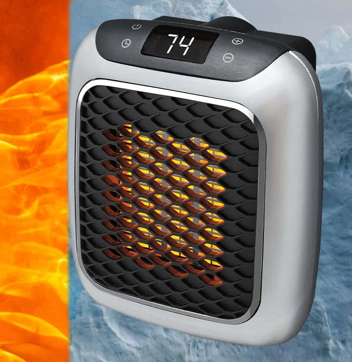 Energy-Efficient Portable Heater with Advanced Safety Features – Compact 800W Room Heater