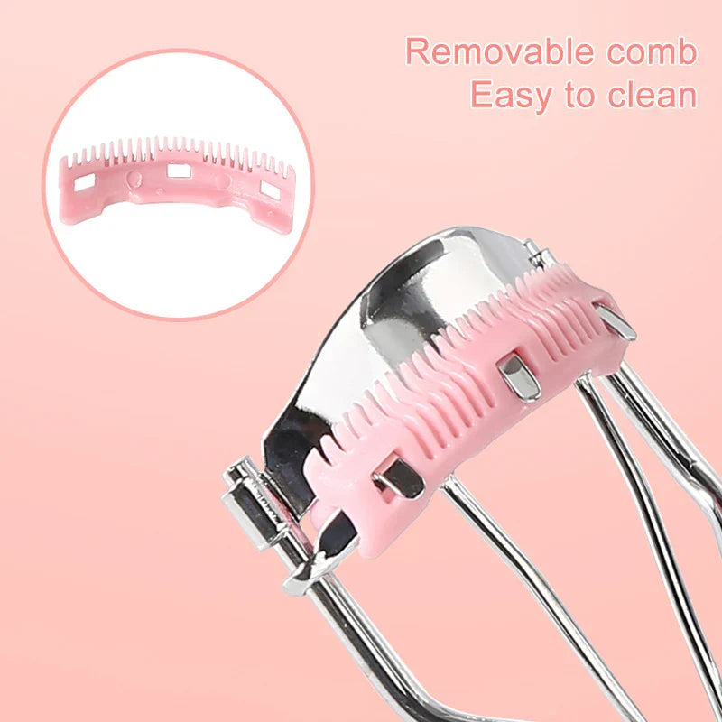 Eyelash Curler with Built-In Comb
