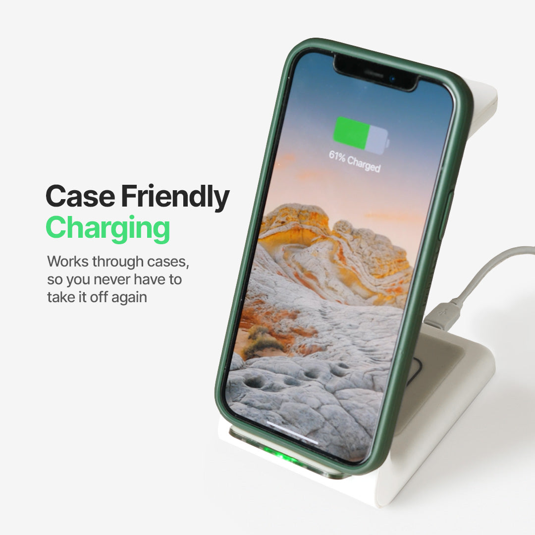 Fast Wireless Charger Dock with Multi-Device Support