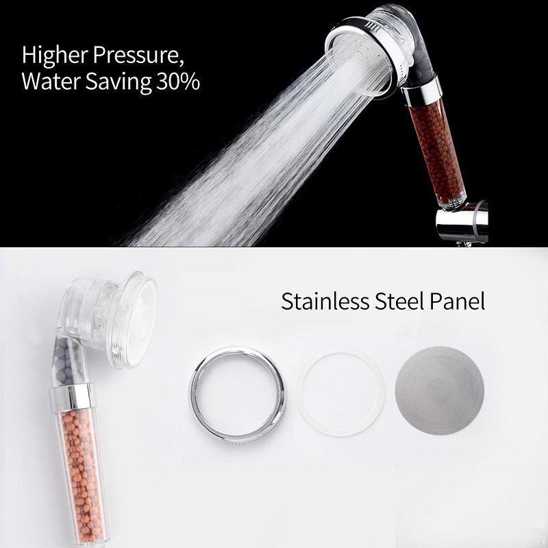 Filtered Shower Head with 3 Spray Settings