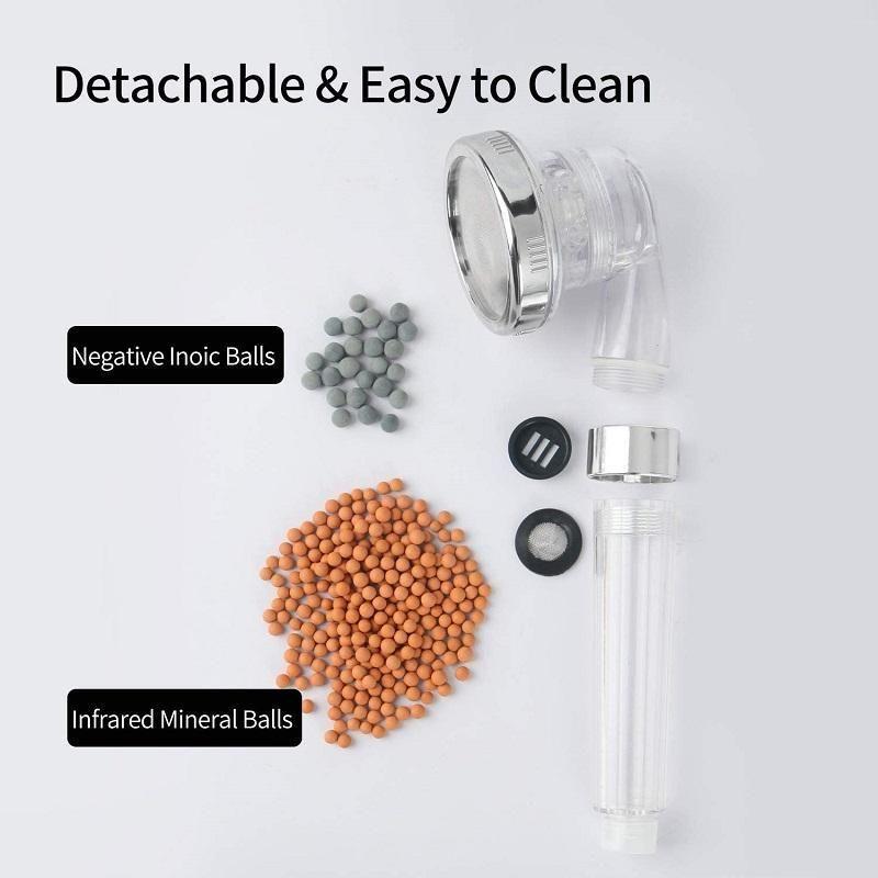 Filtered Shower Head with 3 Spray Settings