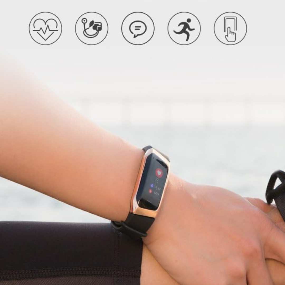 Fitness Tracker Smartwatch with Heart Rate Monitor