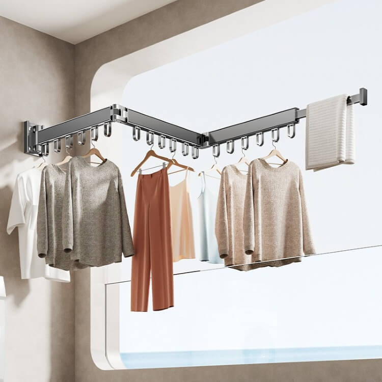 Foldable Clothes Drying Rack – Space-Saving Indoor & Outdoor Laundry Solution