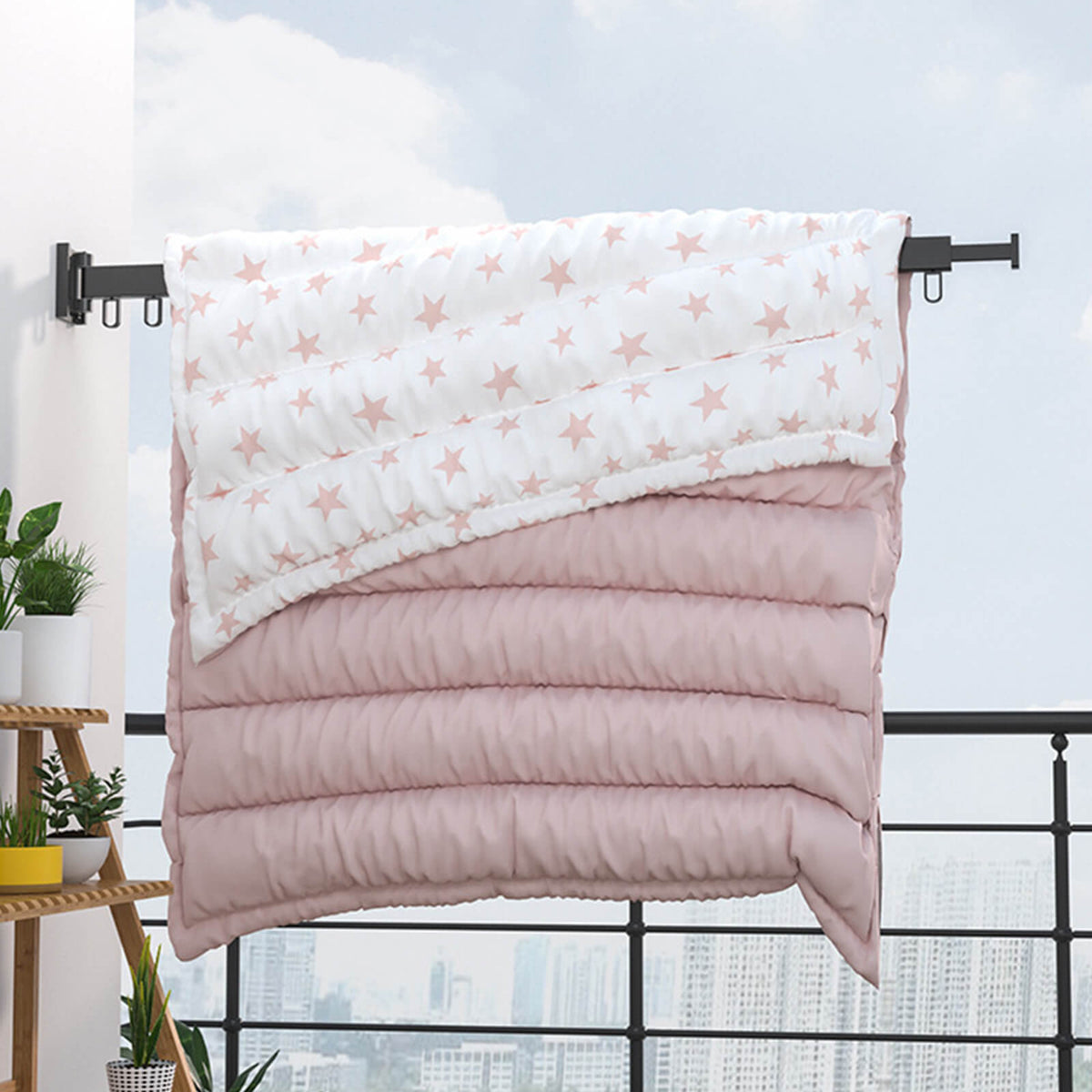 Foldable Clothes Drying Rack – Space-Saving Indoor & Outdoor Laundry Solution