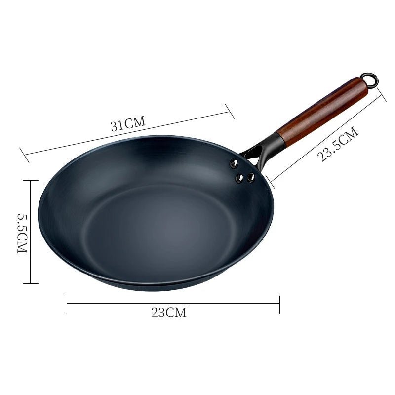 ForgeVerra Premium Cast Iron Skillet – Non-stick frying pan for healthy, even cooking