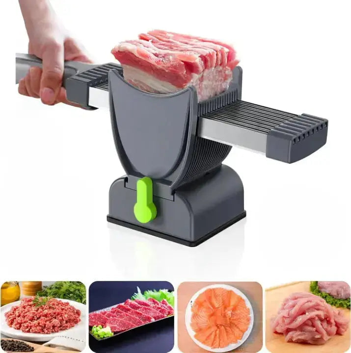 Fresh Meat Slicer with Adjustable Thickness