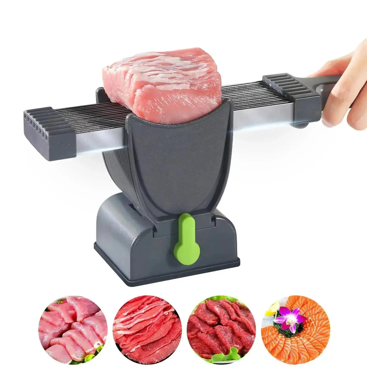 Fresh Meat Slicer with Adjustable Thickness