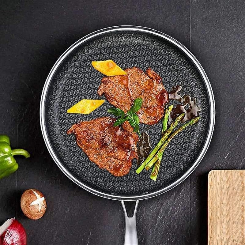 Frying Pan with Pixel Technology – Premium Non-Stick Coating for Perfect, Even Cooking