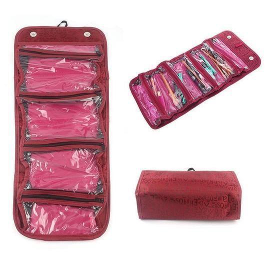 Functional Hanging Cosmetic Bag