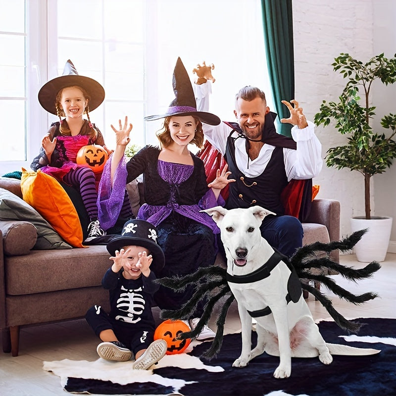 Funny Furry Spider Dog Halloween Costume