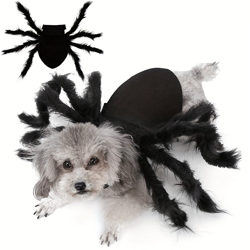 Funny Furry Spider Dog Halloween Costume