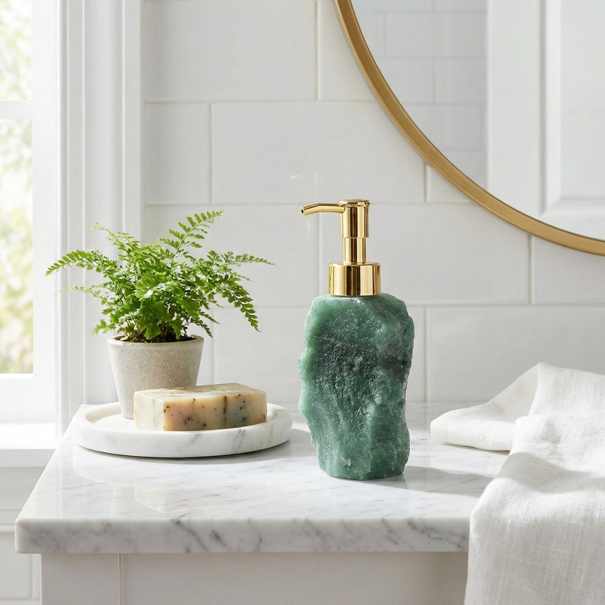 Gemstone Soap Dispenser
