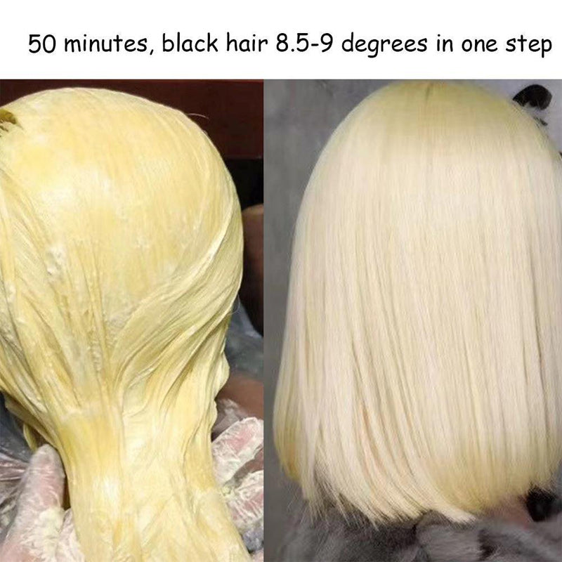 Gentle lightening hair bleach