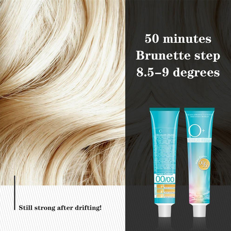 Gentle lightening hair bleach