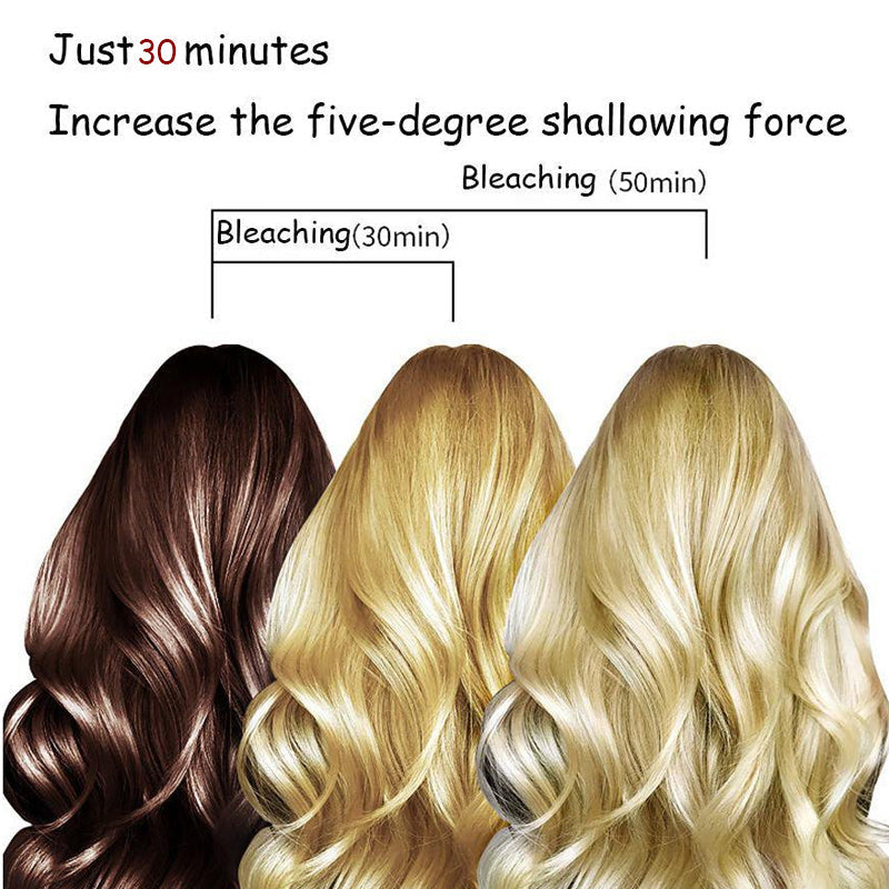 Gentle lightening hair bleach