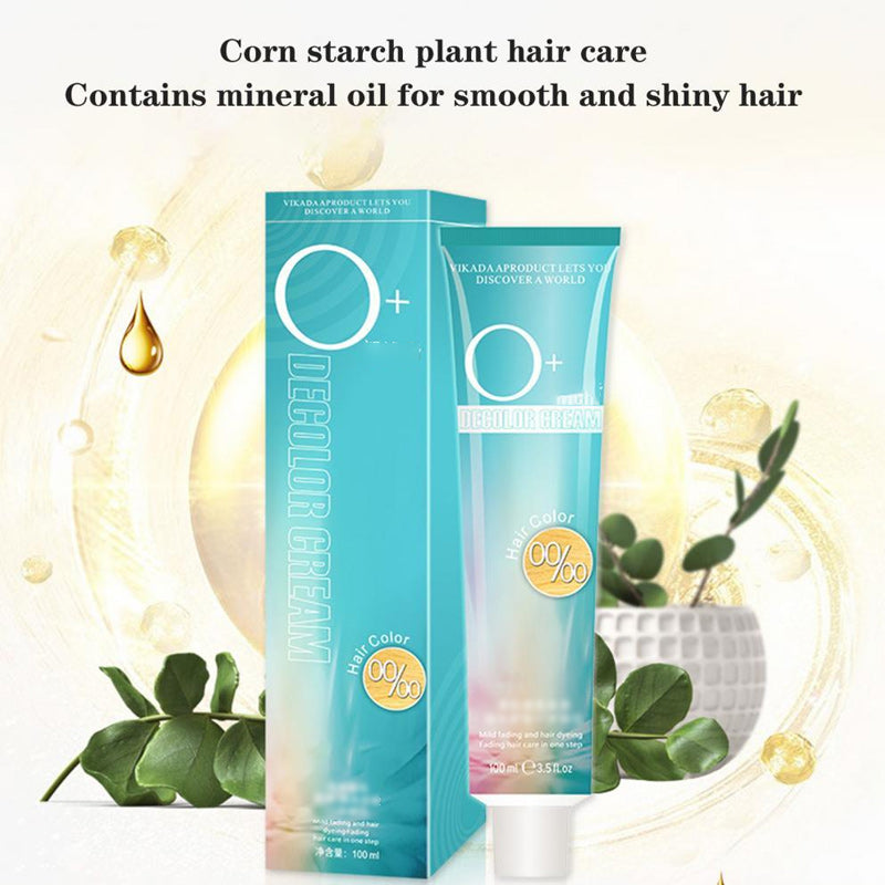 Gentle lightening hair bleach