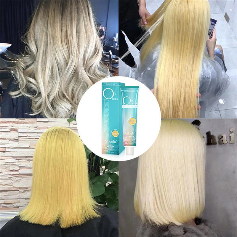 Gentle lightening hair bleach