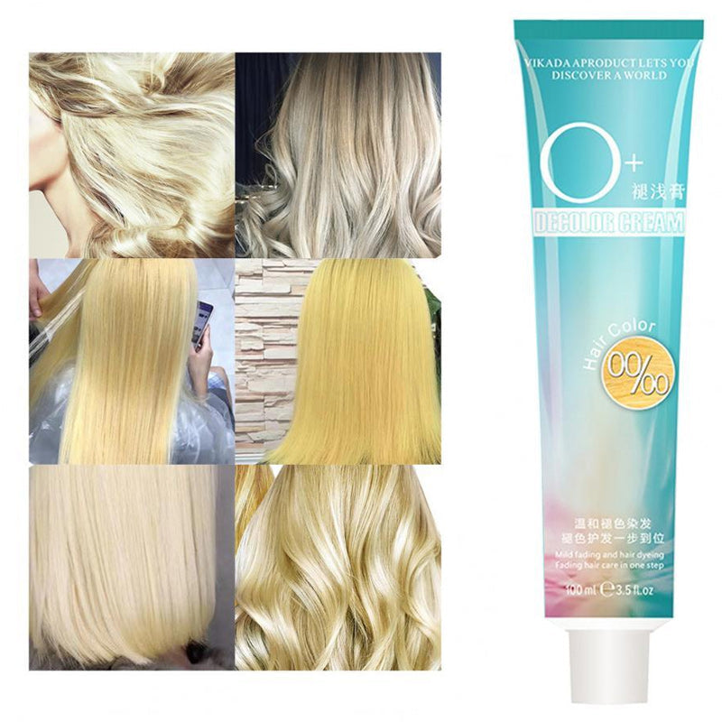 Gentle lightening hair bleach