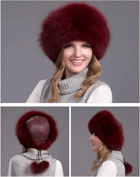 Glaciera Lux Winter Hat – Real Fur Hat with Ear Protectors