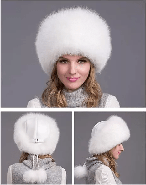 Glaciera Lux Winter Hat – Real Fur Hat with Ear Protectors