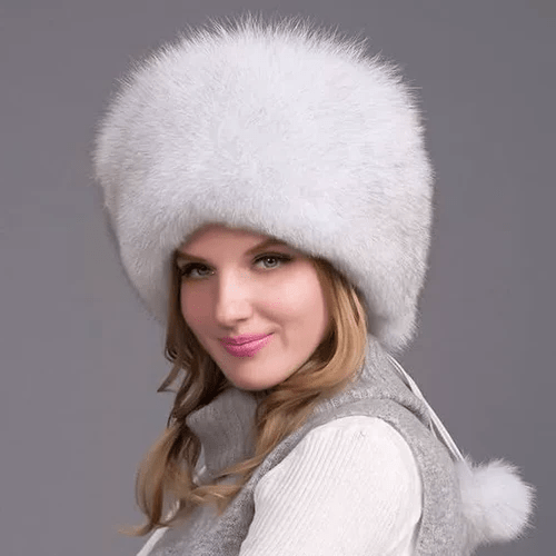 Glaciera Lux Winter Hat – Real Fur Hat with Ear Protectors