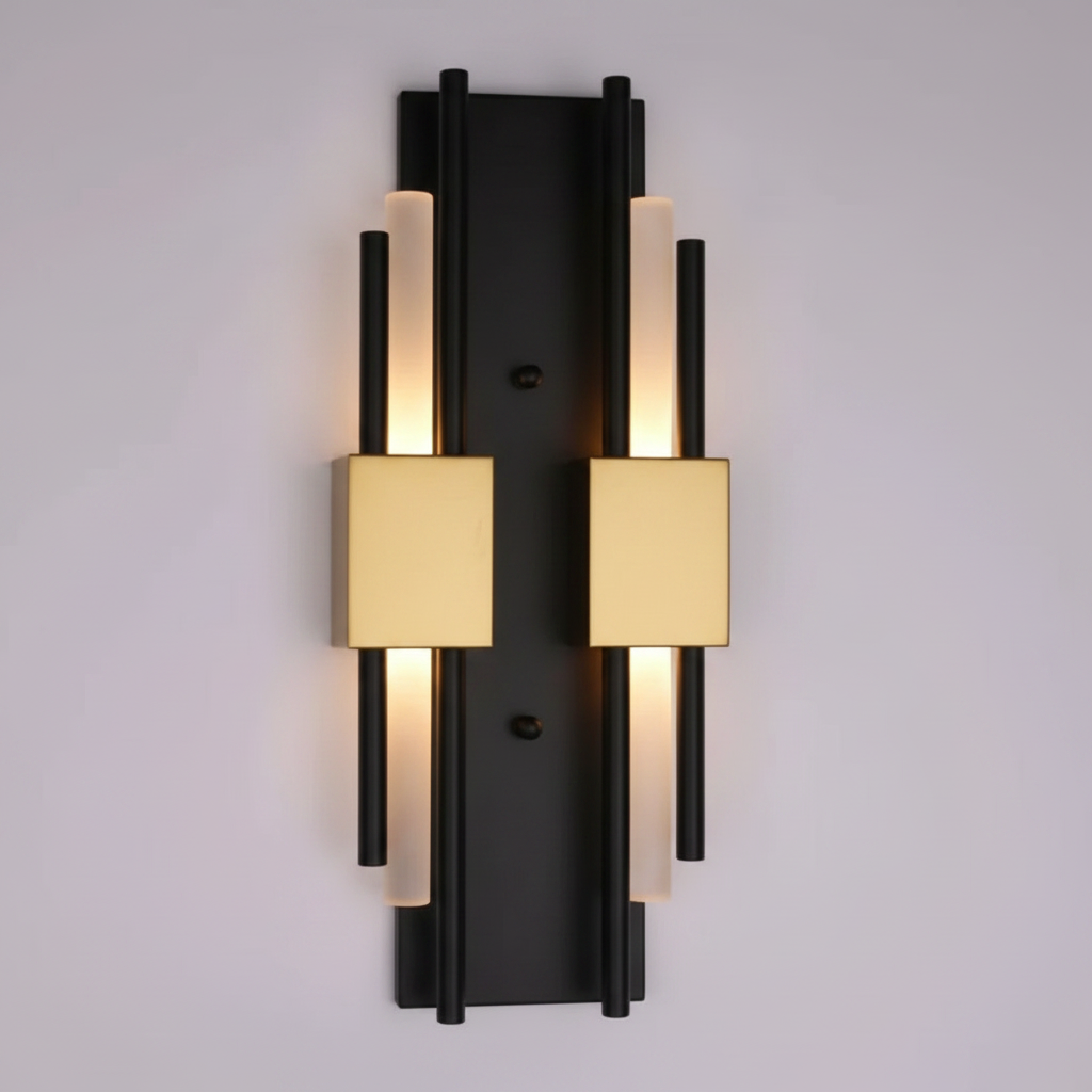 Glitch Wall Light Sconce | Dimmable LED Wall Lamp with Touch Control and Remote