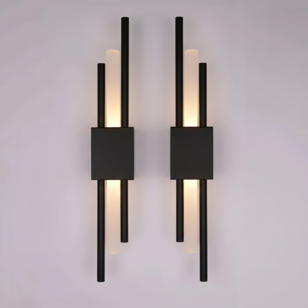 Glitch Wall Light Sconce | Dimmable LED Wall Lamp with Touch Control and Remote