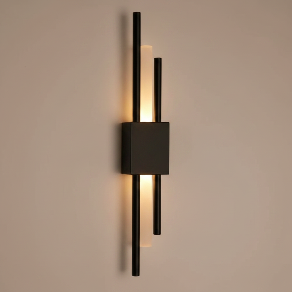 Glitch Wall Light Sconce | Dimmable LED Wall Lamp with Touch Control and Remote