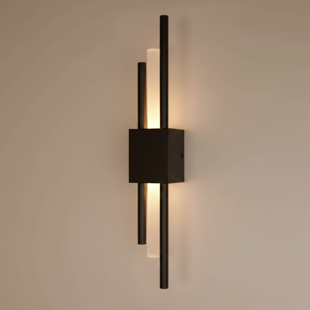 Glitch Wall Light Sconce | Dimmable LED Wall Lamp with Touch Control and Remote