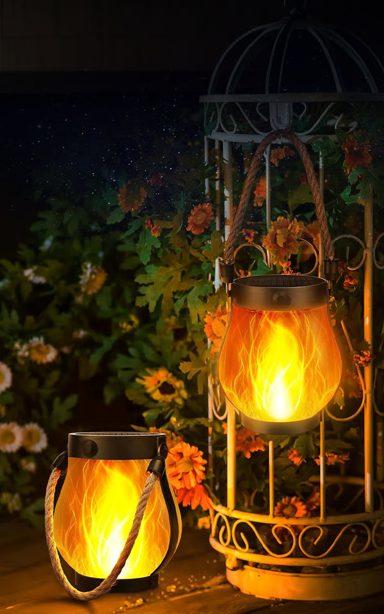 GlowFlame Solar Lantern That Turns Darkness Into Magic