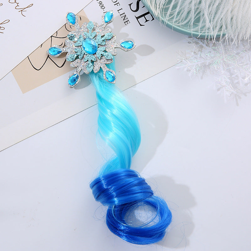 Gradient Ponytail Roll Hair Extensions with Clip