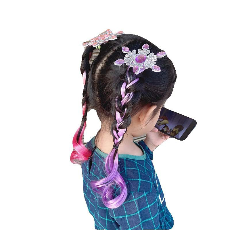 Gradient Ponytail Roll Hair Extensions with Clip