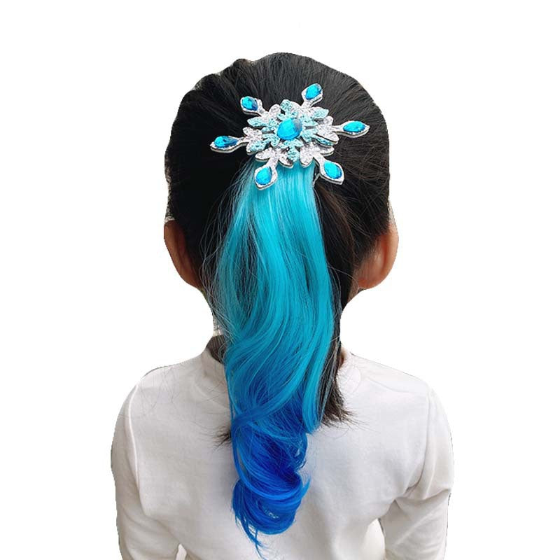 Gradient Ponytail Roll Hair Extensions with Clip
