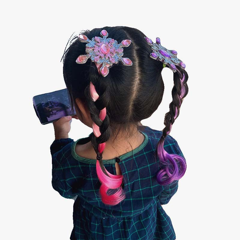 Gradient Ponytail Roll Hair Extensions with Clip