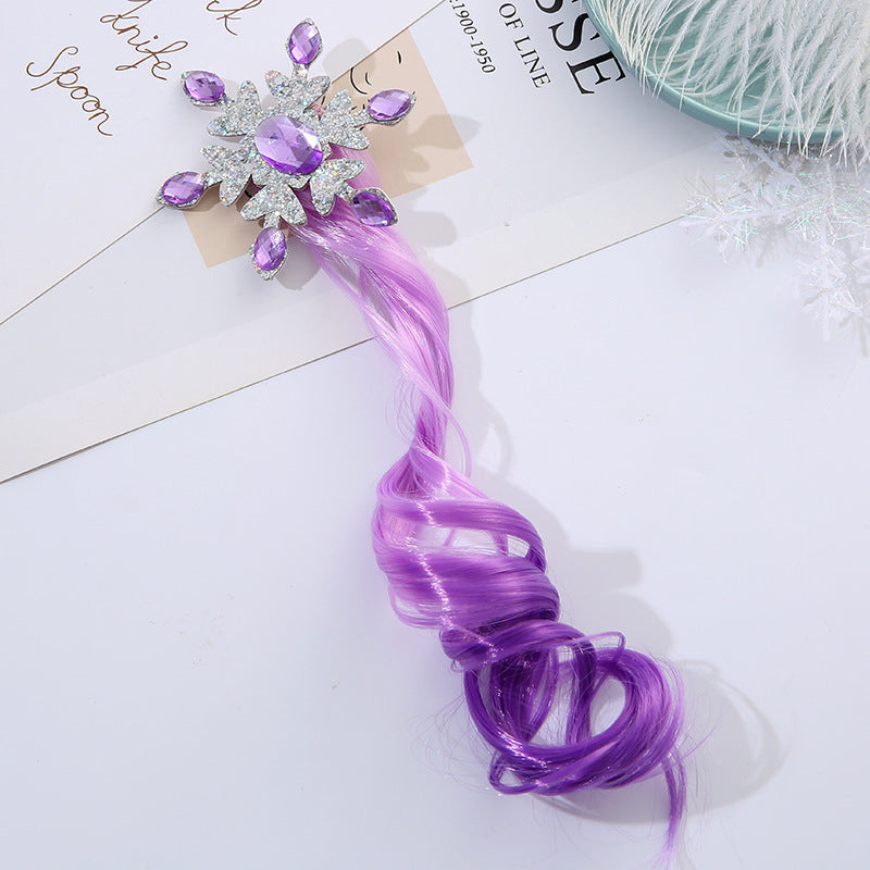 Gradient Ponytail Roll Hair Extensions with Clip